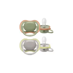 Avent Ultra Air 2 Sucettes Orthodontiques Silicone 6-18 Mois