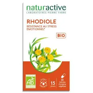 Naturactive Rhodiola Bio 30 Gélules Végétales