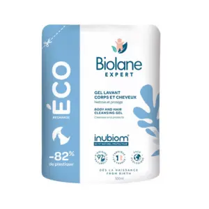 Biolane Gel Lavant Corps et Cheveux Eco-Recharge 500 ml