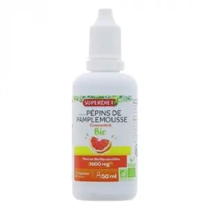 Super Diet Pépins de Pamplemousse 1600mg Bio 50ml - Pharmacie Agnès Praden à Alès
