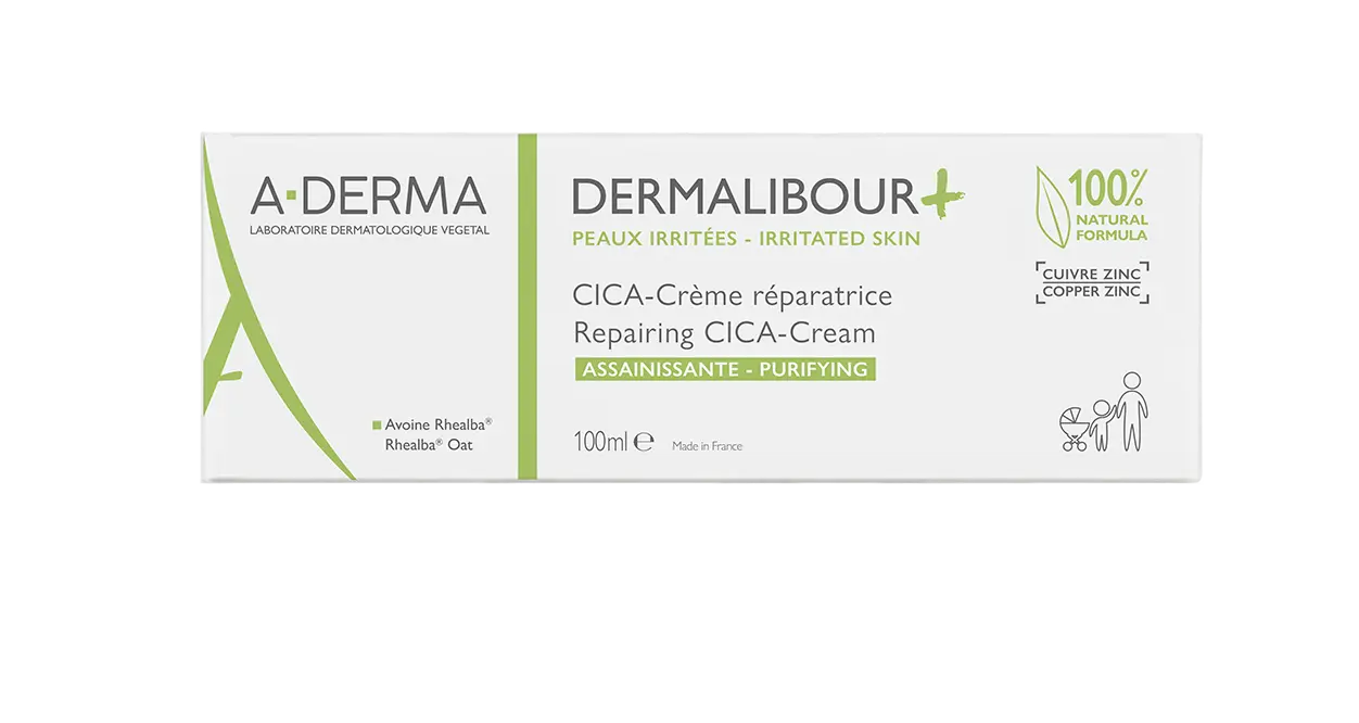 A-derma Dermalibour+ CICA Crème réparatrice 100 ml - Pharmacie Agnès Praden à Alès