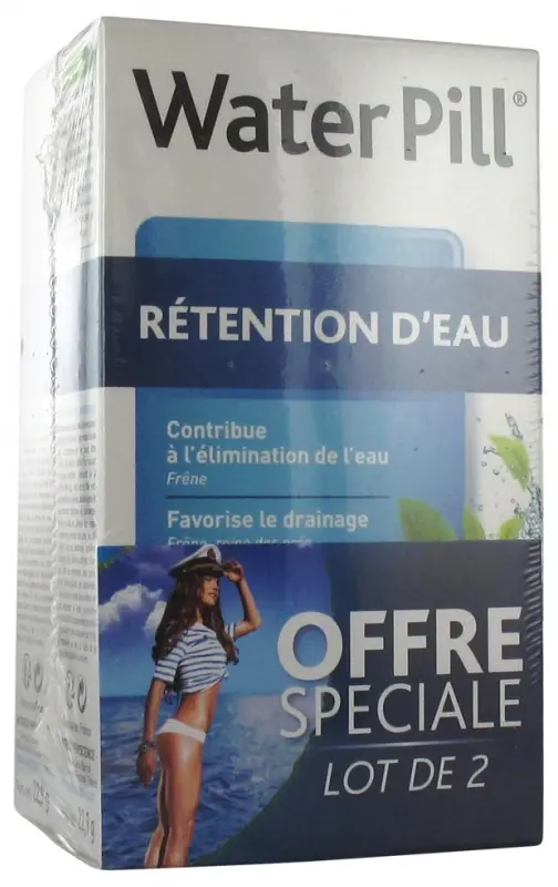 Water Pill Rétention d'Eau Lot de 2 x 30 Comprimés