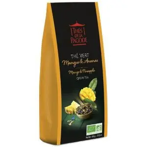 Thés de la Pagode Thé Vert Mangue Ananas 100g