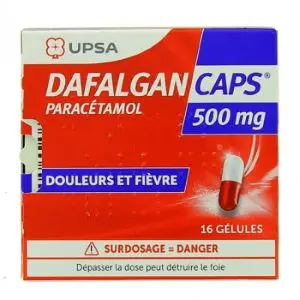 Upsa Daflagan Caps 500mg Boite de 16