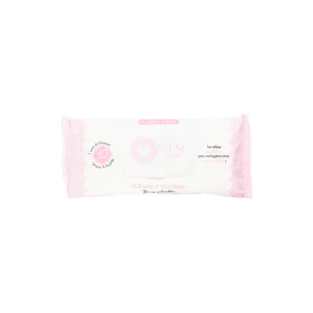 Musc Intime Lingettes Intimes Coton Musc Blanc x30