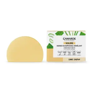 Gamarde Dermo-Shampooing Démêlant Solide – Cheveux Secs 98 ml