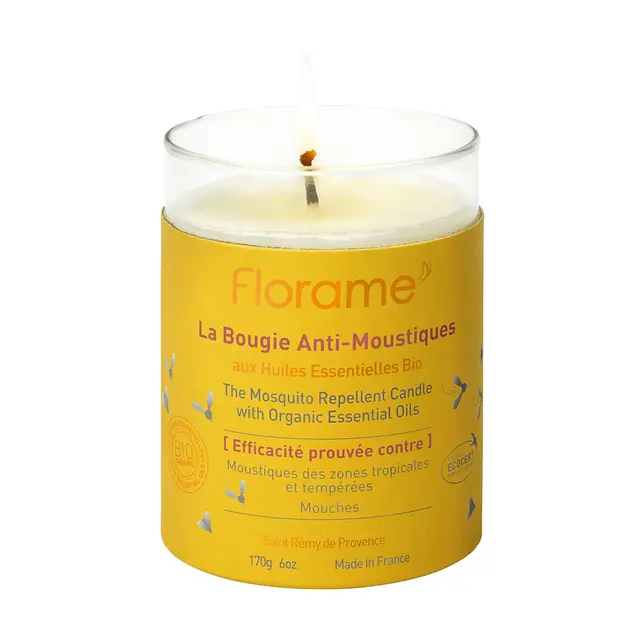 Florame bougie anti-moustiques 170g