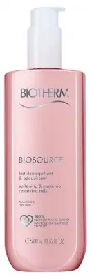Biotherm Biosource Lait Démaquillant & Adoucissant Peau Sèche 400 ml