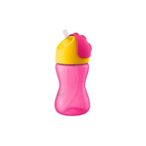 Avent Tasse à Paille 300 ml 12 Mois et + - Couleur : Rose