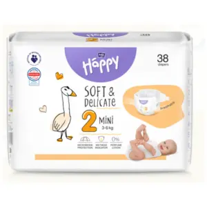 Happy Couche T2 x 38 - 3/6Kg  