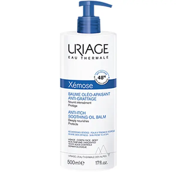 Uriage xémose baume oléo apaisant anti-grattage 500ml - Pharmacie Agnès Praden à Alès
