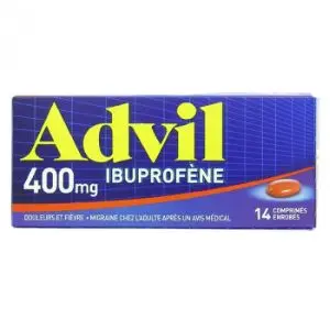 GSK Advil 400 mg 14 Comprimés Enrobés