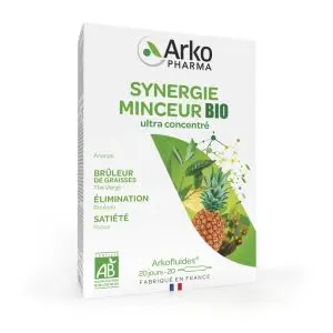 Arkopharma Arkofluides Synergie Minceur Bio 20 Ampoules 10 ml - Pharmacie Agnès Praden à Alès