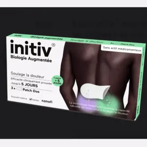Initiv Patch Anti Douleur pour le Dos 3 Patchs - Pharmacie Agnès Praden à Alès