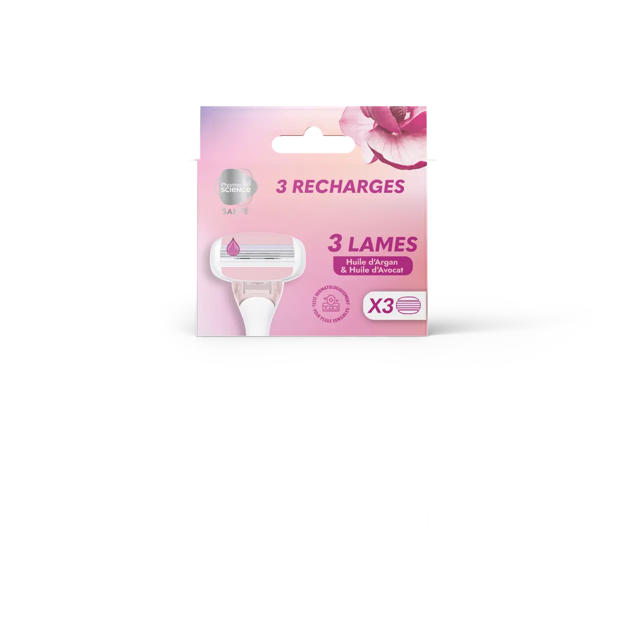 Pharmascience Rasoir Femme x 3 recharges - Pharmacie Agnès Praden à Alès