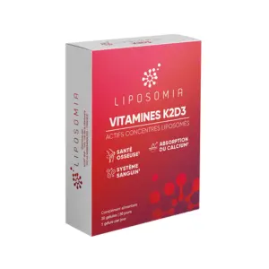 Prescription Nature Vitamines K2D3 Liposomia 30 gélules