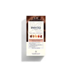 Phyto Coloration Permanente 6.34 Blond Foncé Pigments Végétaux 112ml - Pharmacie Agnès Praden à Alès
