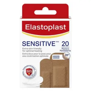 Elastoplast Pansement Sensible 20 Pansements - Couleur : Marron