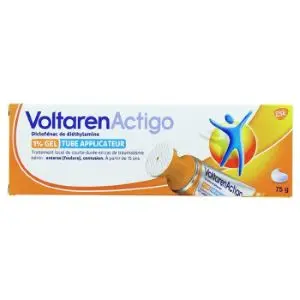 Gsk Voltaren Actigo 1% Gel Tube Applicateur 75g