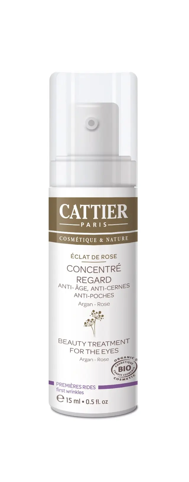 Cattier Eclat de Rose Concentré Regard 15ml