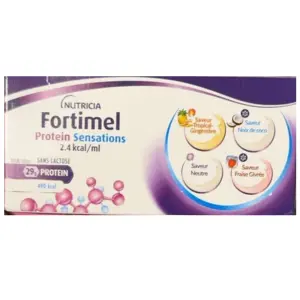 Fortimel Protein Sensation Multi-Saveurs 4 x 200 ml - Pharmacie Agnès Praden à Alès