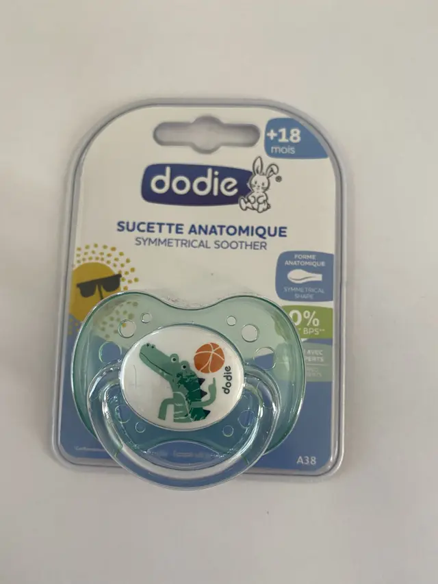 Dodie sucette anatomique silicone garçon +18 mois