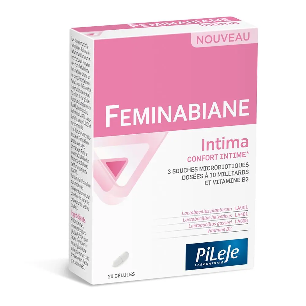 Pileje Feminabiane Intima 20 gélules - Pharmacie Agnès Praden à Alès