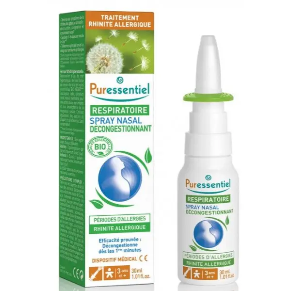 Puressentiel Spray Nasal Decongestionnant Bio 30ml