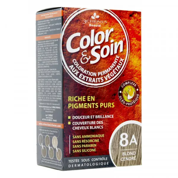 Les 3 Chênes Color & Soin 8A Blond Cendré 135ml