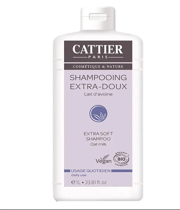 Cattier Shampooing Extra Doux Usage Quotidien 1L - Pharmacie Agnès Praden à Alès