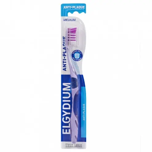 Elgydium brosse à dents anti-plaque medium