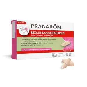 Pranarôm Aromalgic Règles Douloureuses 15 Comprimés - Pharmacie Agnès Praden à Alès