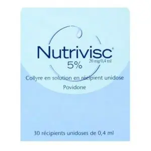 Alcon Nutrivisc 5% Collyre 30 Unidoses 0.4ml