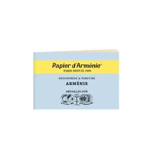 Papier d'Arménie bleu 12 Feuillets - Pharmacie Agnès Praden à Alès