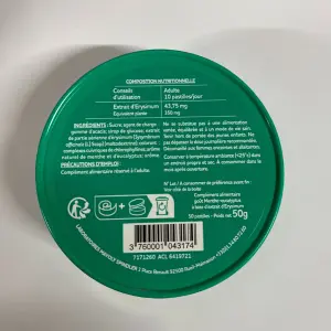 Euphoneo Menthe Eucalyptus 50 pastilles à sucer