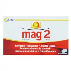 Cooper Mag 2 100mg 60 Comprimés