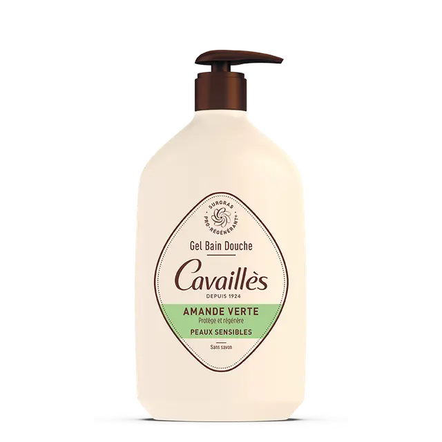 Cavailles Gel Bain Douche Amande Verte 1L