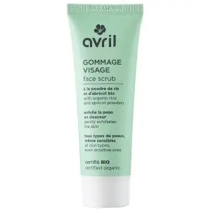 Avril Gommage Visage à La Poudre de Riz et D'abricot bio 50ml