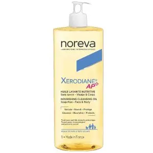 Noreva Xerodiane Ap+ Huile Lavante Nutritive Visage et Corps Peaux Sèches à Très Sèches 1l