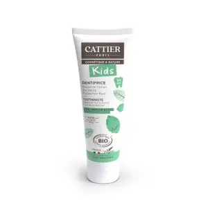 Cattier Kids Dentifrice 7 Ans et Plus Bio Menthe Douce 50ml - Pharmacie Agnès Praden à Alès
