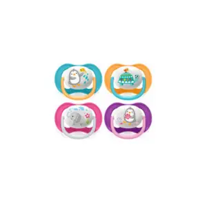 AVENT Ultra Air 2 Sucette 6-18 Mois Animaux