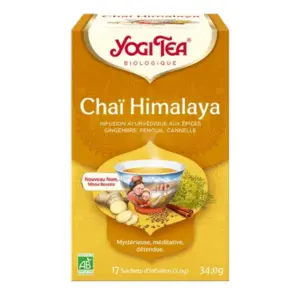 Yogi Tea Infusion Chaï Himalaya 17 Sachets - Pharmacie Agnès Praden à Alès