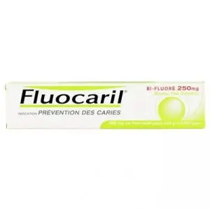 Fluocaril Bi-fluoré 250 mg Pate Dentifrice Menthe 125 ml
