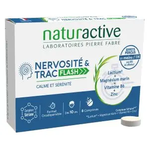 Naturactive Nervosité & Trac Flash 60 Capsules - Pharmacie Agnès Praden à Alès