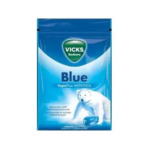 Vicks - Bonbons Menthe Verte - Fraîcheur Immédiate & Apaise la Gorge – 72 g