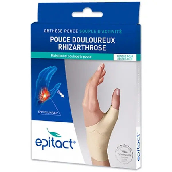 Epitact pouce douloureux rhizarthrose main droite taille S