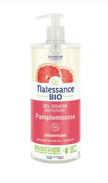 Natessance Gel Douche Vivifiant Pamplemousse 1 L
