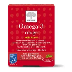 New Nordic Oméga 3 Rouge 60 Gélules
