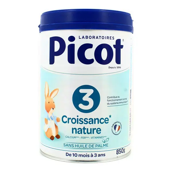 Picot Croissance nature 3 de 10 mois à 3 ans 850gr