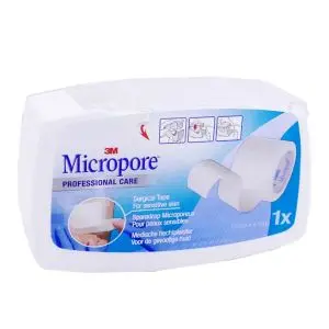 Micropore Sparadrap Microporeux Peaux Sensibles 9.14mx2.5cm